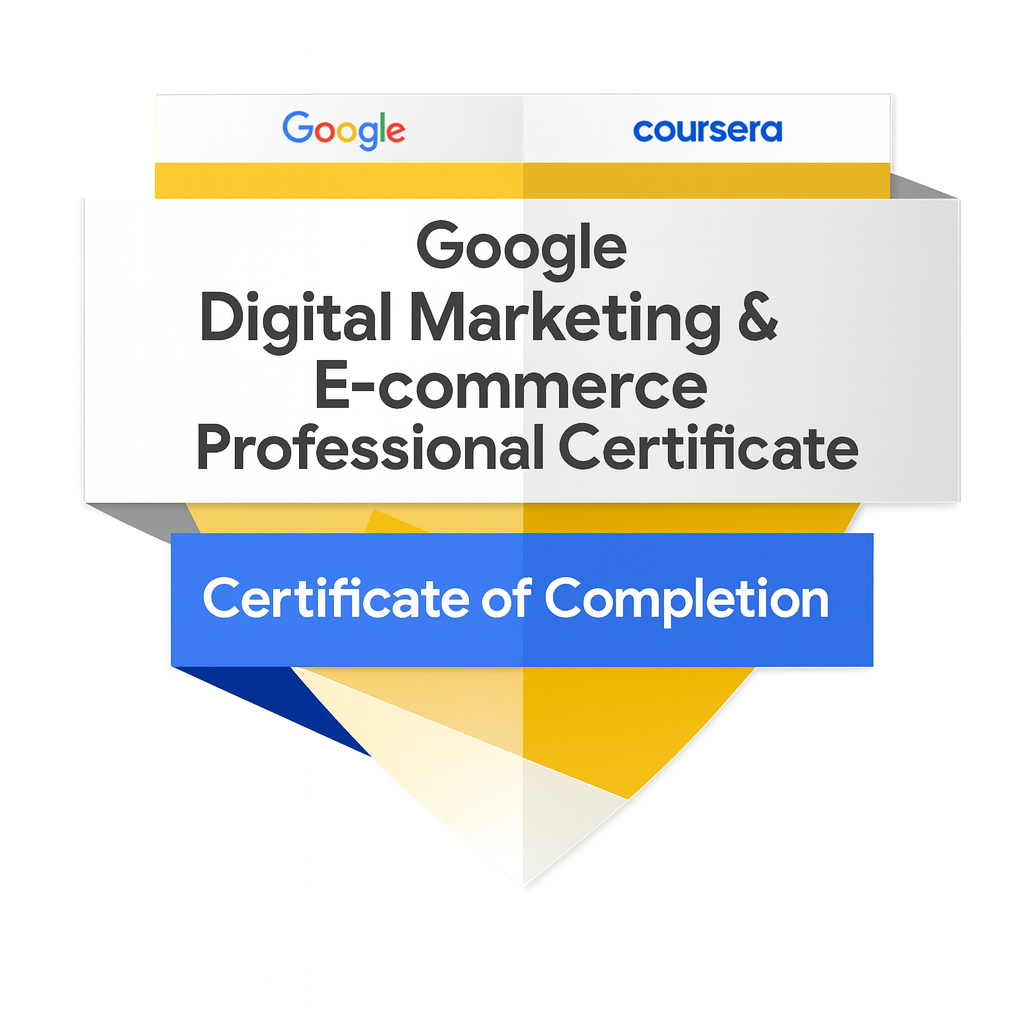 google digital marketing e commerce professional ce